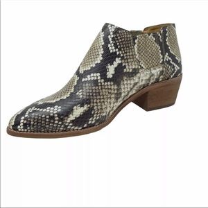Madewell Sonia snake embossed Chelsea bootie 7